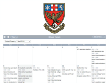 Tablet Screenshot of calendar.aiglon.ch
